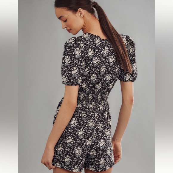 Anthropologie The Katerina Button-Front Romper - Picture 4 of 4